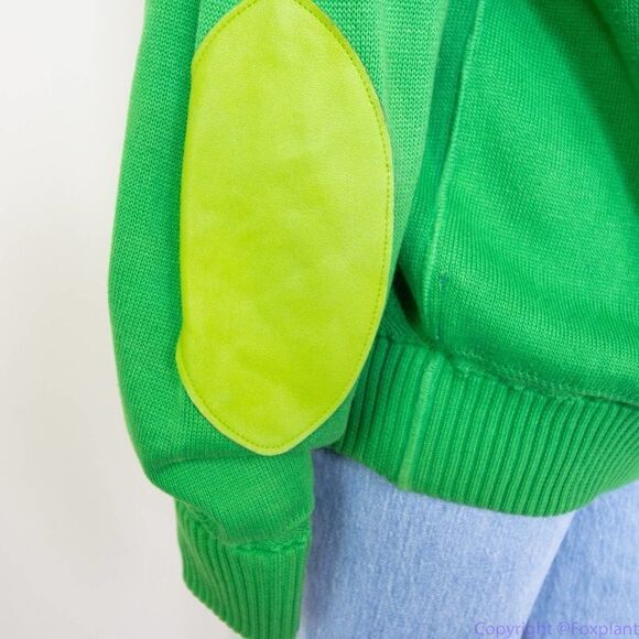 Albam Made in England 100% cotton green‎ sweater, size 1 - Picture 12 of 16